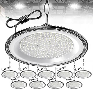 10Pack 300W UFO LED High Bay Light, Hallenstrahler 30000LM, 6500K Kaltweiß UFO LED Werkstattlamp…