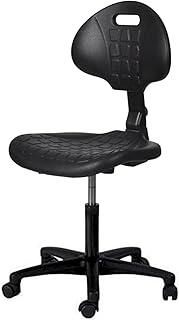 Topsit IND101 Arbeitsstuhl aus Polyurethan, ergonomischer Bürohocker, Werkstattstuhl, höhenvers…