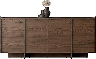 Mirjan24 Kommode Jundia K4D JA02 – Modernes Sideboard mit 4 Türen, 6 Innenfächern, grifflosem…