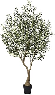 Olivenbaum Künstlich Kunstpflanze 180cm Fake Plant Kunststoffpflanzen Künstlicher Pflanzen – …