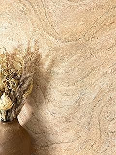 Newroom Tapete Beige Vlies Marmoroptik – Luxus Marmor Steinoptik 3D Effekt für Wohnzimmer Schlaf…