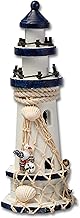 Flanacom Leuchtturm Deko aus Holz in verschieden Designs – Maritime Badezimmer Deko-Artikel – lie…