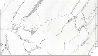 IZODEKOR Wandpaneele Marmoroptik 60×120 cm | Küchenrückwand Platte Wandpaneel | Pvc Wandverklei…