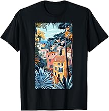 Botanische mediterrane Flora Küste T-Shirt