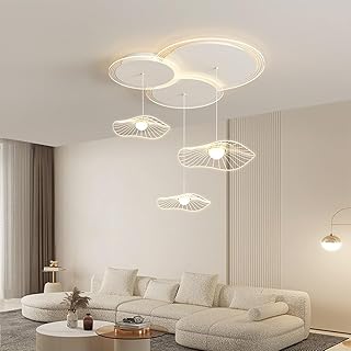 Pendelleuchte LED Indoor Restaurant Kronleuchter dimmbar modern Lotusblatt Stil kreatives Design …