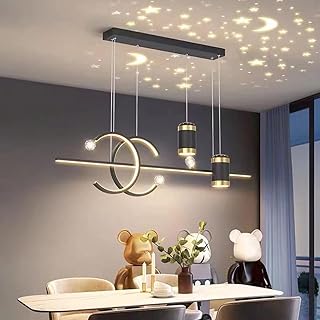 Moderne LED Esstisch Hängelampe Neu Entwurf sternenklarer Himmel Pendelleuchte Höhenverstellbar…