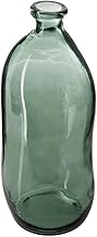 Atmosphera – Vase Dame Jeanne – recyceltes Glas – khakigrün H 51 cm – Khaki