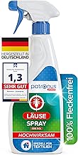 Patronus Läuse Abwehrspray für Textilien & Umgebung [500ml] effektives Läuse-Spray mit natürl…