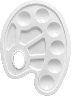 Mischpaletten, Farbpaletten Malpalette, Farbmischpaletten mit Griffloch, Farbmischpalette zum Mal…