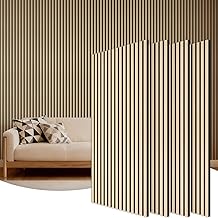 TONOR Akustikpaneele holz, 4 Stück 120 x 60cm – 2,88m² Wandpaneele holz Holzpaneele wand als Sc…