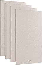 Akustikpaneele, 4er-Pack, RAUMKIT, groß, 116 x 58cm, Natürlich