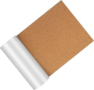 jojofuny Selbstklebende Korkrolle 120 X 30cm Dicke 3mm Korkplatte mit Starker Kleberückseite Vie…