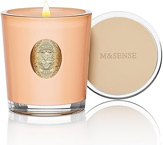 M&SENSE Duftkerzen im Glas Neroli,290g Candle Duftkerze Natürliche Soja-Kerze,Bunte Kerzengesche…