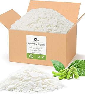 BOYUJK Sojawachs flocken für Kerzen 5KG, Premium Natürlich Kerzenwachs, 100% Sojawachs für die…