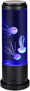 POYO Quallen Lampe, Lavalampe Kinder 28cm Höhe Quallen Aquarium mit Noiseless Design, Beruhigend…