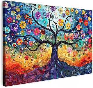 MuchoWow© Leinwand Groß 120×80 cm XXL Deko Schlafzimmer Aesthetic Leinwandbilder Wohnzimmer Gem…