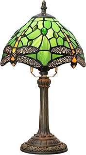 Tiffany Lampe, Nachttischlampe, Buntglaslampe für Schlafzimmer, Wohnheim, Küche, ästhetisches,…