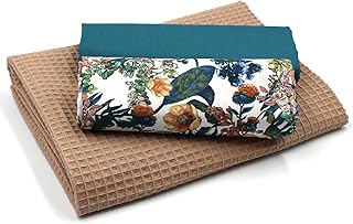 VmG-Store Waffelpique + Baumwollstoff Set farblich abgestimmt Waffel Stoff 100% Baumwollstoff Tex…