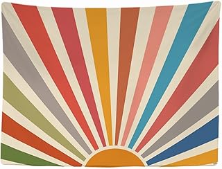 Ulticool – Sonne Retro Vintage Sonnenuntergang – Wandteppich – 200×150 cm – Großer Wandteppich -…