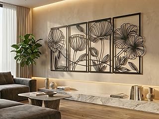 VAILLA Wanddeko, Wandbild aus Holz, Home Wall Art Dekoration 3D, Moderne Bilder für Zuhause Bür…