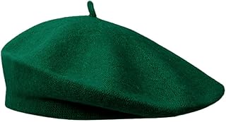 Baskenmütze Damen,Baskenmütze Einfarbig,Barett Damen Wolle,Barett Künstler Klassische,Basken M…