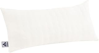 Irisette Merino Kopfkissen 40×80 cm, 100% Schurwollfüllung, klimaregulierend, Baumwoll-Bezug, Ö…