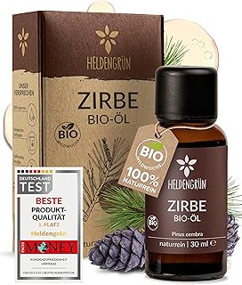 Heldengrün© BIO Zirbenöl [100% NATURREIN] – Echtes Zirben Öl – Alpen Wildwuchs aus Österreic…