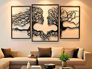 VAILLA Wanddeko, Wandbild aus Holz, Home Wall Art Dekoration 3D, Moderne Bilder für Zuhause Bür…