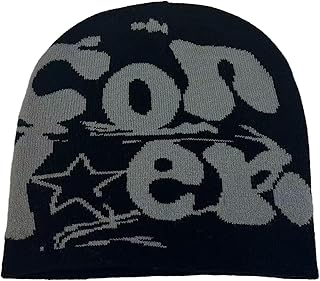 MONOJLY Y2K Hip-Hop-Hut für Herren, Herbst und Winter, Harajuku-Stil, Foto-Requisiten, vielseiti…