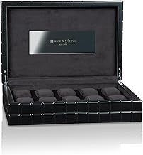 Heisse & Söhne **Elegante Uhrenbox Dover 10 Perfekte Aufbewahrung für bis zu 10 Uhren, stilvoll…