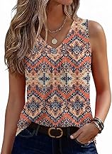 Zeagoo Top Damen V-Ausschnitt Tanktop Plissieret Sommer Top Ärmellos T Shirt Elegant Oberteile m…
