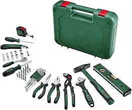 Bosch Handwerkzeug-Set Advanced, 52-teilig (Set mit hochwertigen Werkzeugen für erfahrene Heimwe…
