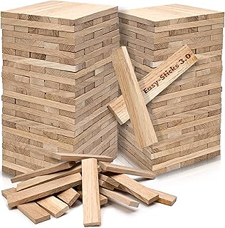 Easy-Sticks 3.0 Eiche – 210 Stück – Bastelholz OHNE Klebeband – Hölzchen für DIY Projekt…