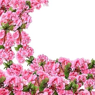 2 Stück Künstliche Kirschblüten Girlande – 4.8m Rosa Blumengirlande für Hochzeit, Party, Fr…
