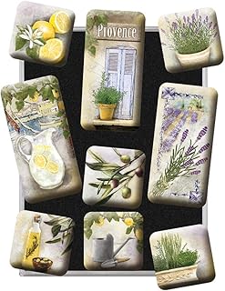 Nostalgic-Art Retro Kühlschrank-Magnete, 9 Stück, Mediterranean – Geschenk-Idee für die Küc…