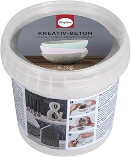 Rayher 34153000 Kreativ-Beton, Eimer 2,5kg