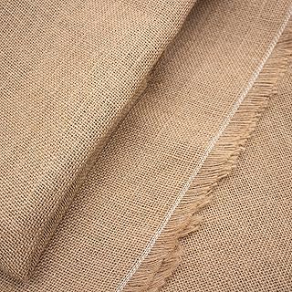 VmG-Store Jutestoff Natur 150cm Breite 100% Jute aus Naturfasern Gewebe Rustikal Dekostoff Bastel…