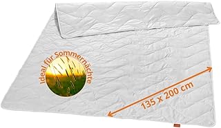 sleepling Sommerdecke 135×200 cm, Wildseidendecke, Sommerbettdecke leicht | Bettdecke 135 x 200 c…