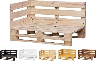 Chaise Longue Sofa Palets geschliffen und gebürstet Innen/Außen Neuer Palettensessel/Sofa für …