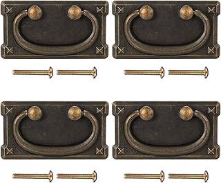 4 Stück Retro Möbelgriffe, Vintage Türgriffe, Antik Schubladengriffe, Schrankgriffe Möbelknö…