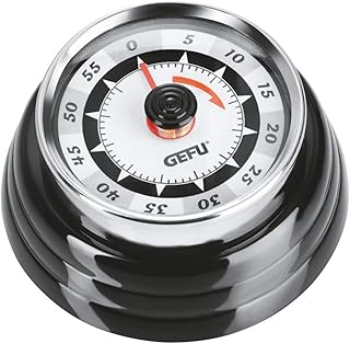 GEFU Timer RETRO | Mechanischer Kurzzeitmesser im 60er-Jahre Design mit Magnet | Küchentimer bis…