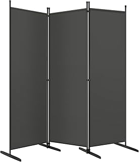 WOLTU Paravent, Raumteiler klappbar freistehend Sichtschutz, Trennwand 3 teilig 167×177 cm, Stell…