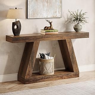 Tribesigns Konsolentisch, 140 x 30 x 80cm, Beistelltisch, Flurtisch, Sofatisch für Kleinen Raum,…