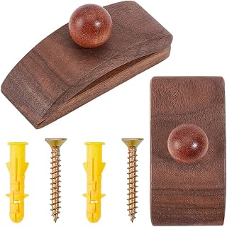 GORGECRAFT 2 Set Holz Quilt Und Wandteppichaufhänger Set 81mm*40mm Verstellbare Wandbefestigungs…