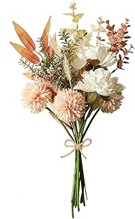 Kunstblumen Künstliche Pflanzen Blumen Deko Hortensien Seide Blumenarrangements für Zuhause Blu…