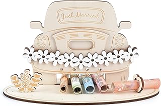 Hochzeitsgeschenk aus Holz, Geldgeschenk Hochzeit Kreative Hochzeitsgeschenke für Brautpaar, Gel…