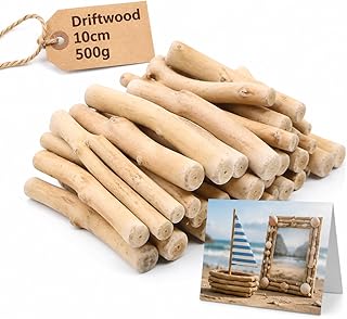 CLISPEED Treibholz zum Basteln 500g Naturholz Holzstäbe 10cm für Treibholz Deko: Schwemmholz DI…
