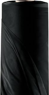 Stoff Meterware 1m, Breite 3m, Schwarz, Samtstoff, Stoffe zum Nähen, Vorhangstoff, Polsterstoff,…