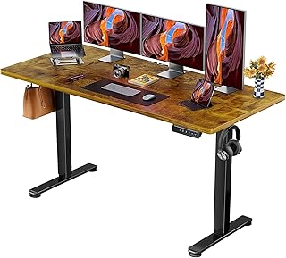 ErGear Elektrisch Höhenverstellbarer Schreibtisch 160 x 80 cm, Schreibtisch Höhenverstellbar mi…