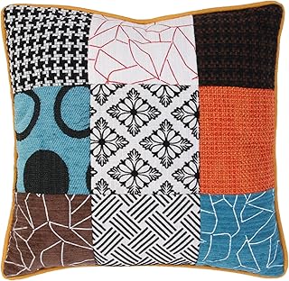 Patchwork-Kissen, Hülle abnehmbar, 40 x 40 cm, Textil-Dekoration